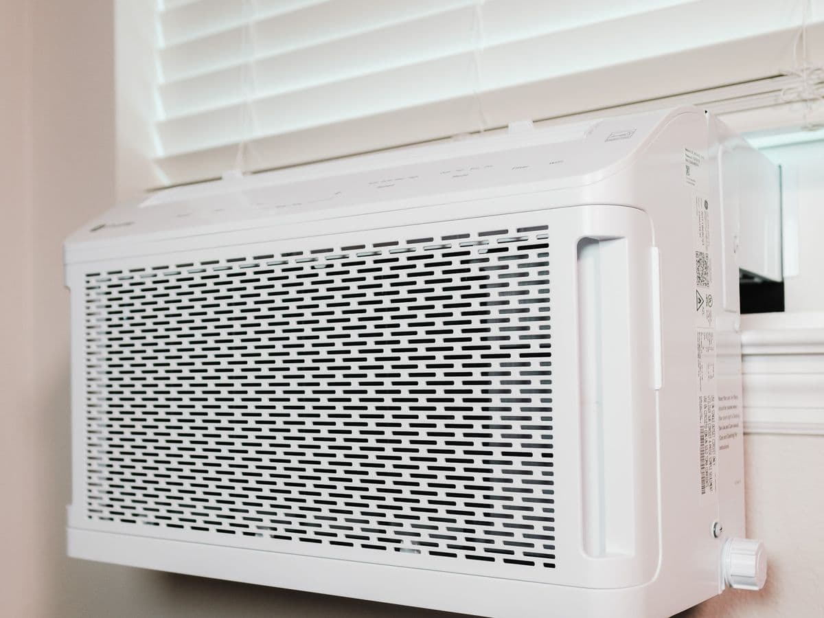 Illustrative photo of a residential window air conditioner